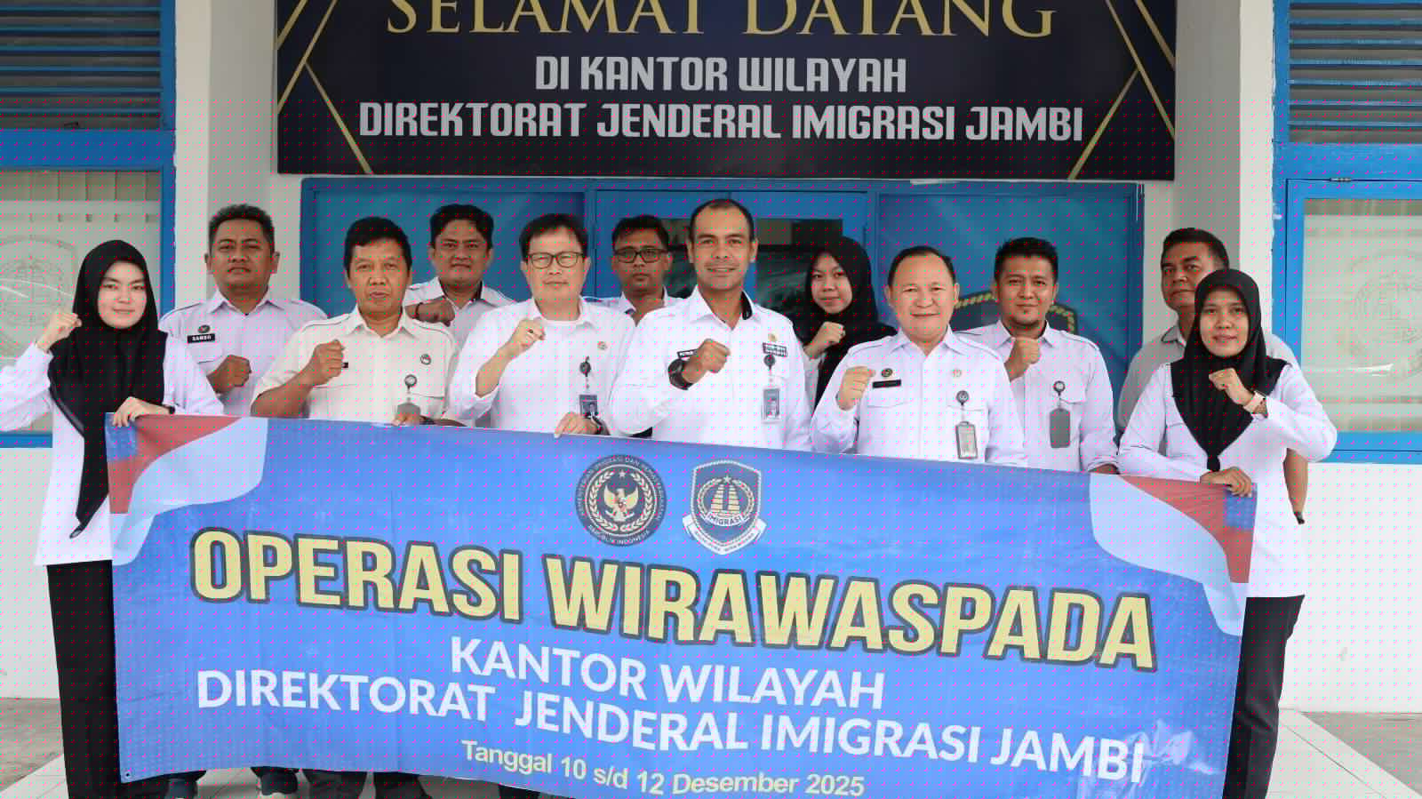 Kanwil Ditjen Imigrasi Jambi Gelar Operasi WIRAWASPADA Tahun 2025, Temukan 6 WNA Dari Dua Perusahaan Di Muaro Jambi