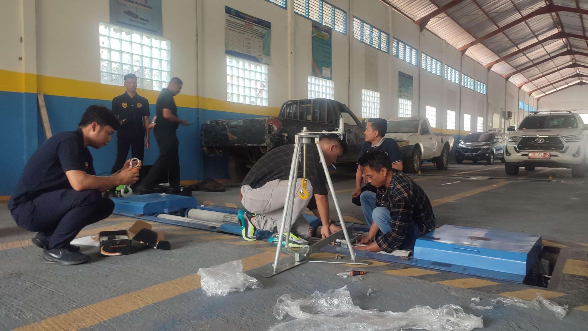 Dishub Sarolangun Terapkan Uji KIR Dengan Sistem Full Scale