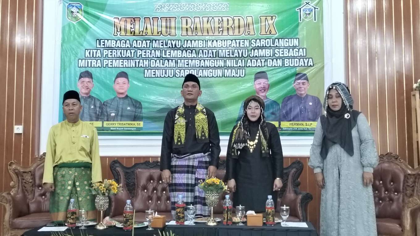 Rakerda Ke-IX Lembaga Adat Melayu Berlangsung Sukses, Bupati Hurmin : Mari Bersinergi Wujudkan Sarolangun Maju