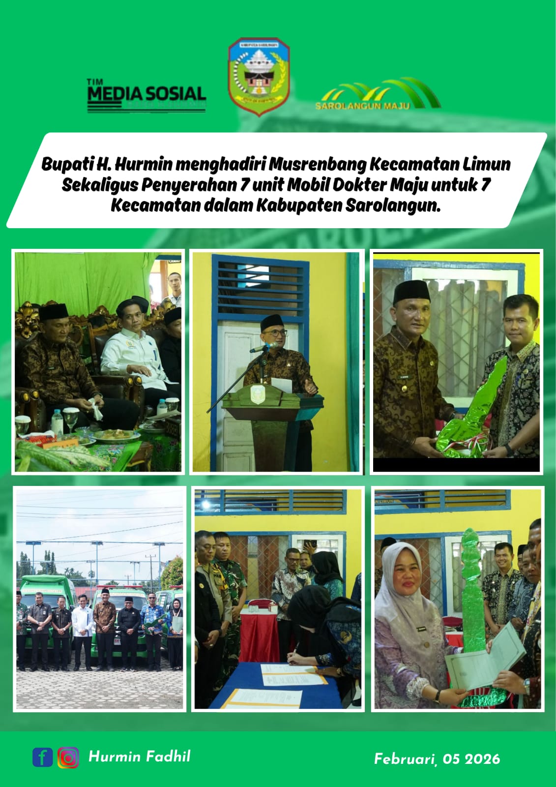 7 Mobnas Diserahkan, Program Dokter Maju Akan Sentuh Seluruh Kecamatan