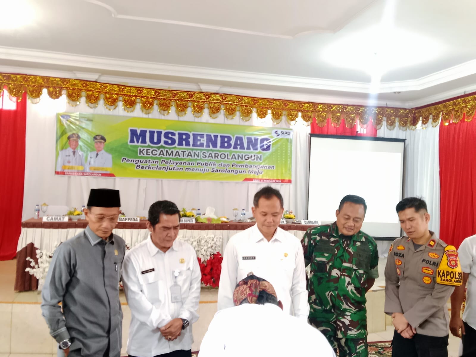 Wabup Sarolangun Buka  Musrenbang Tingkat Kecamatan Sarolangun